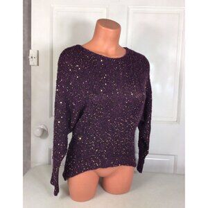 Bisou Bisou Sequin Sweater Womens Small